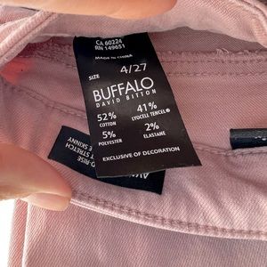 Rose pink stretchy jeans